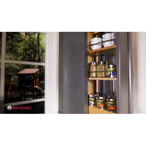 RevAShelf Wood Pull Out Wall Storage Organizer, Maple & Reviews Wayfair